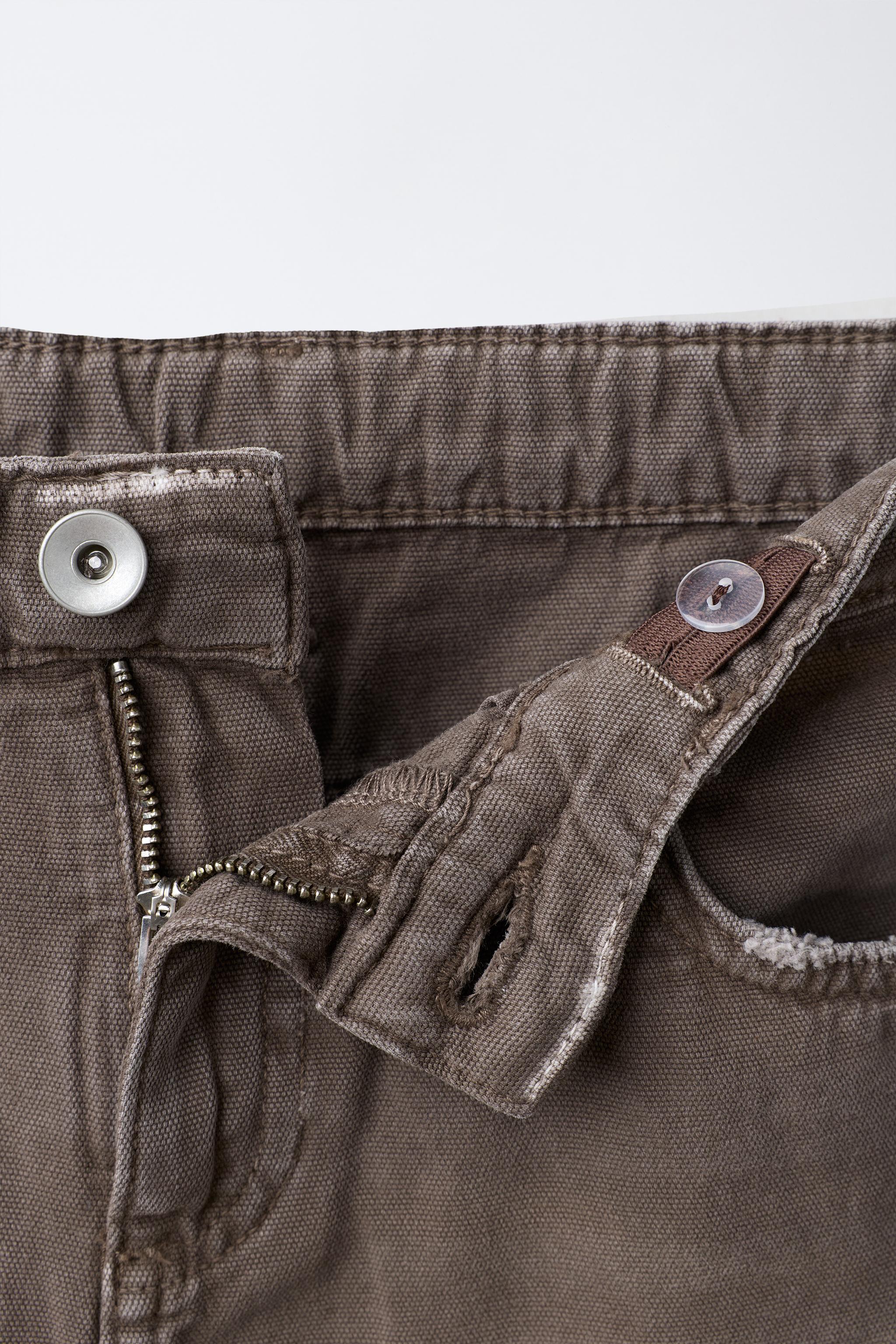 JEAN WIDE LEG CARGO